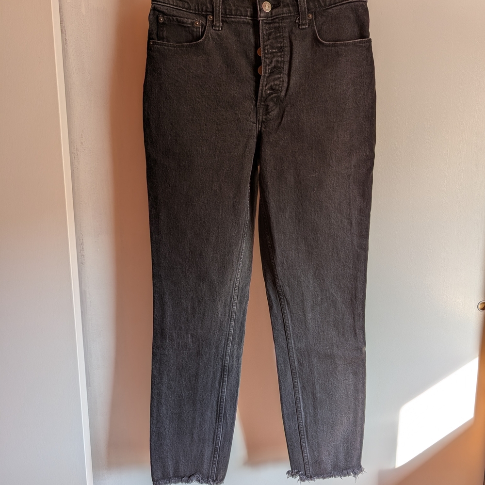 Abercrombie & Fitch Women's High Rise Black Jeans